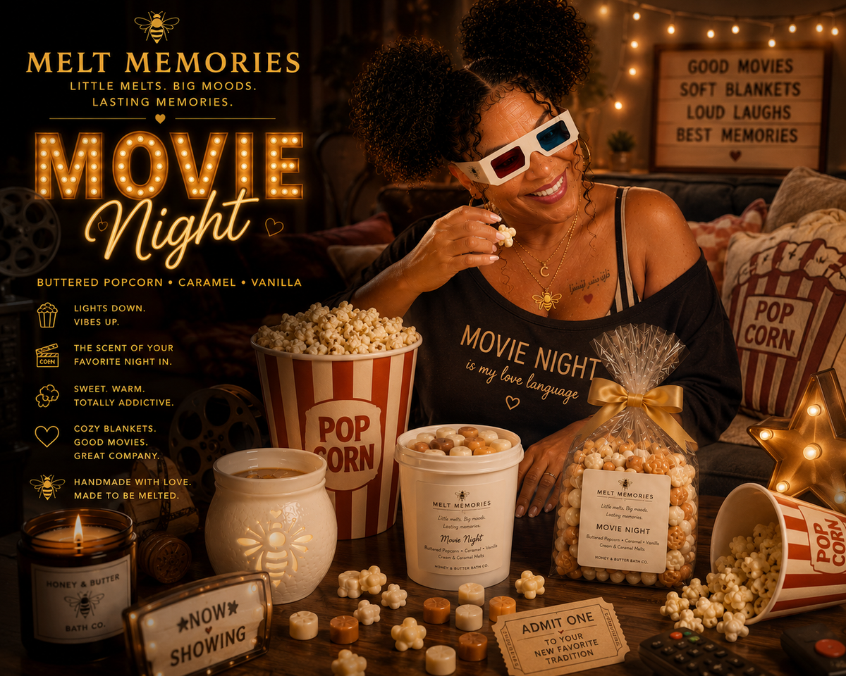 Melt Memories | Movie Night - Buttered Popcorn β’ Caramel β’ Vanilla