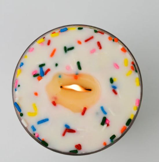 Happy Birthday Candle - Hand Poured Soy Beeswax Candle
