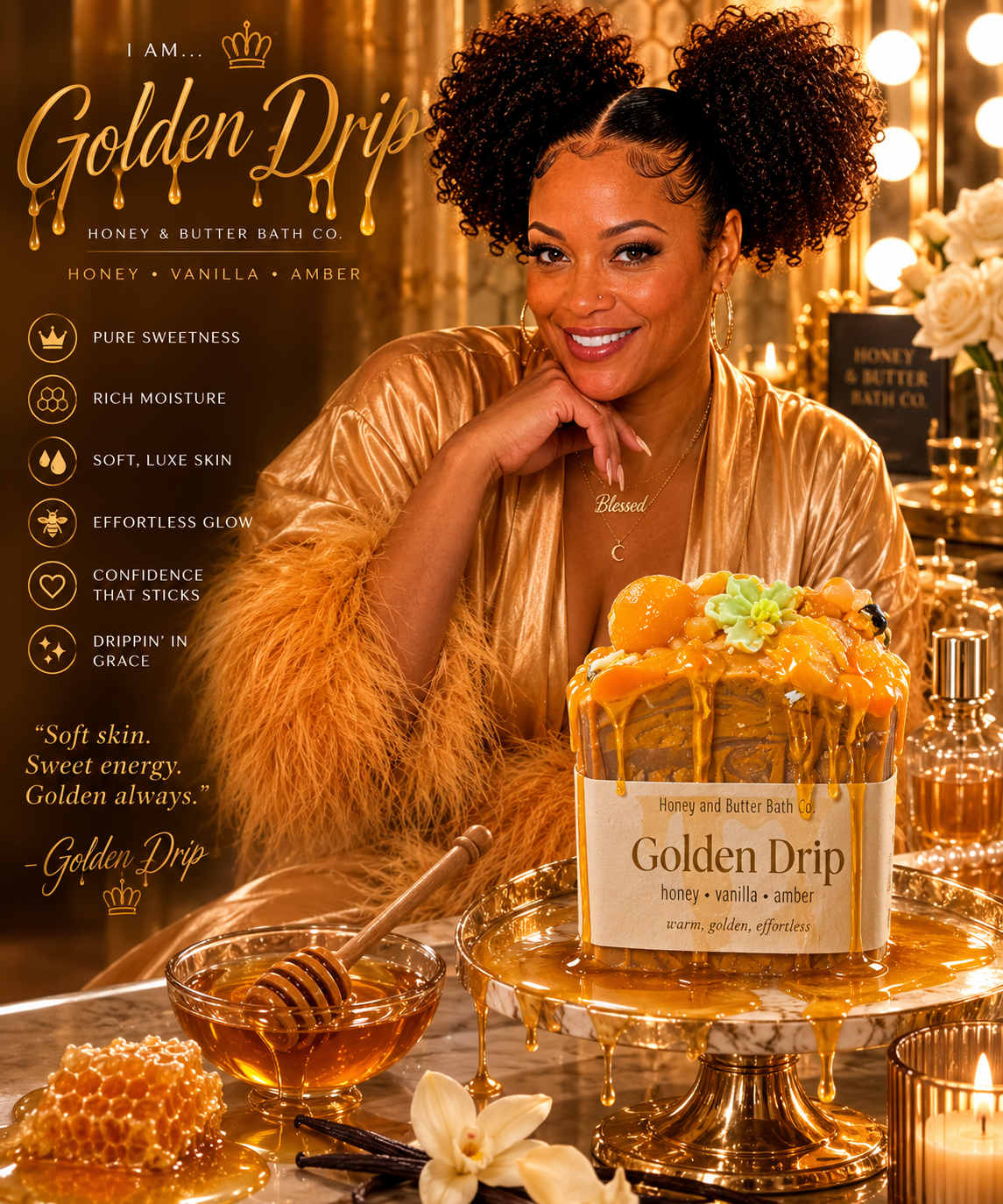 GOLDEN DRIP | Handcrafted Artisan Soap