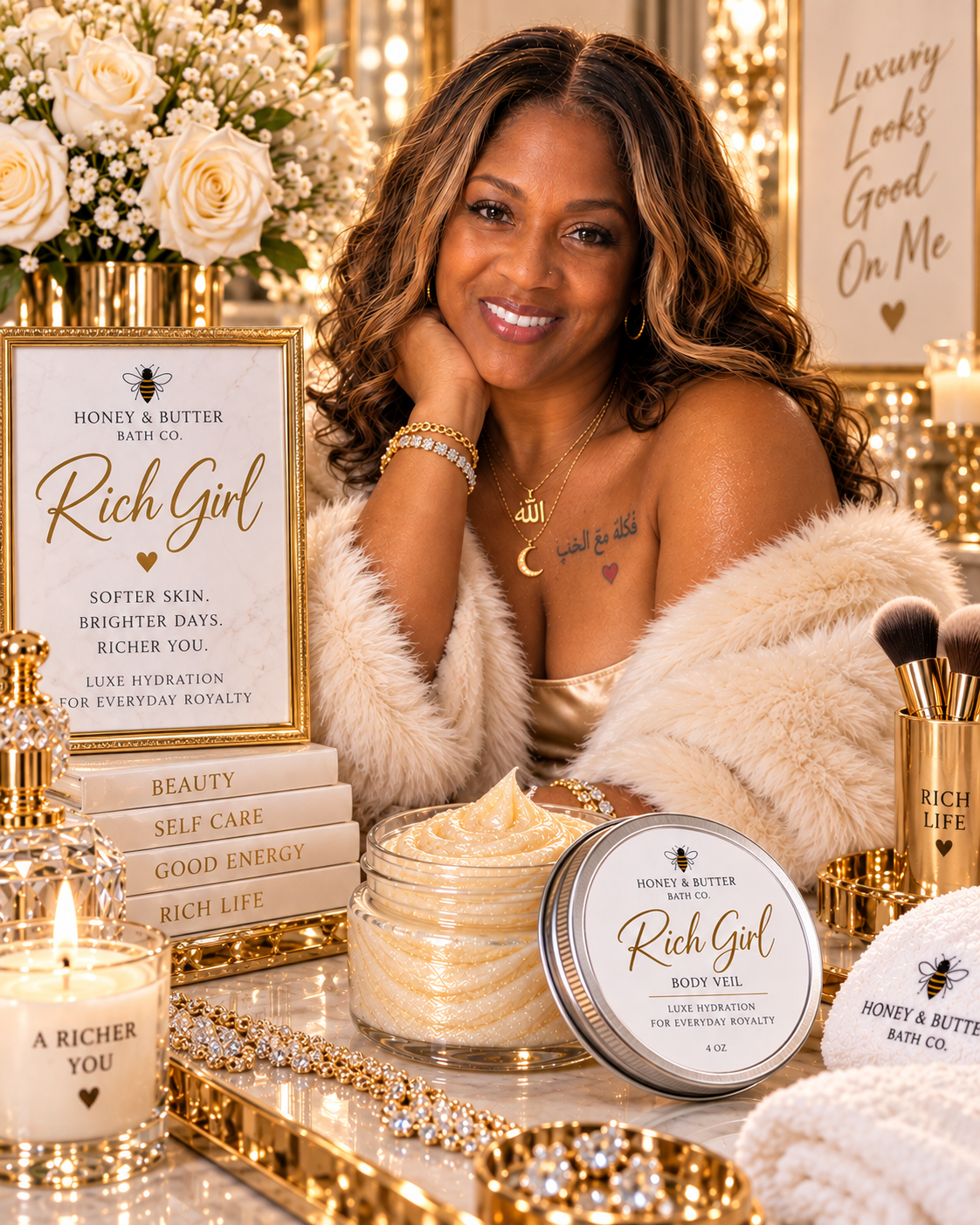 Rich Girl Body Veil ✨