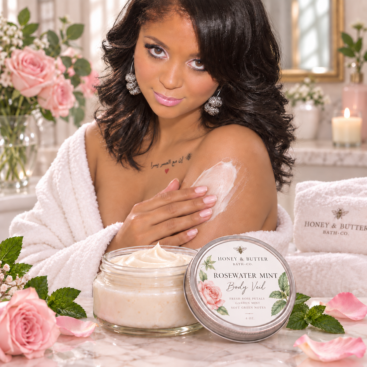 Rosewater Mint Body Veil