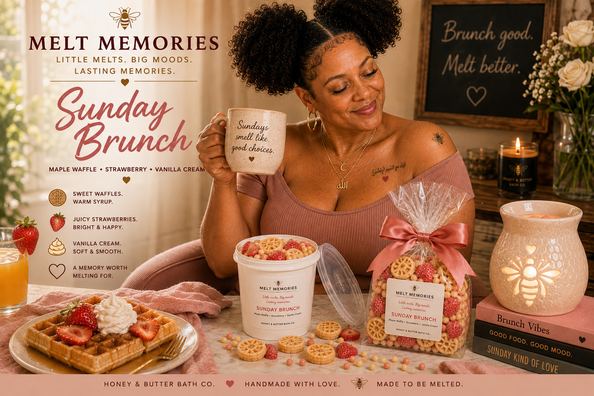 MELT MEMORIES: SUNDAY BRUNCH Maple Waffle • Strawberry • Vanilla Cream
