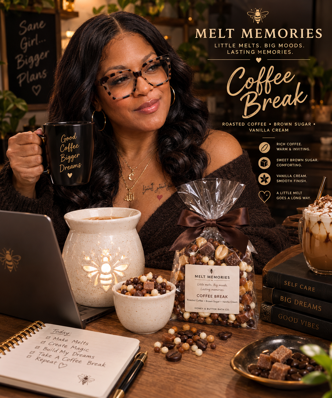 MELT MEMORIES | Coffee Break ☕ Roasted Coffee • Brown Sugar • Vanilla Cream