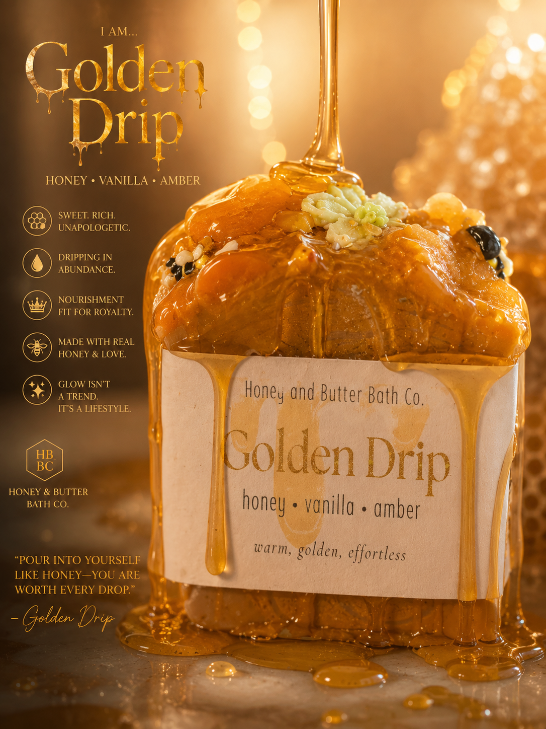 GOLDEN DRIP | Handcrafted Artisan Soap